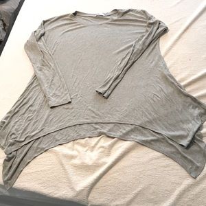 Grace & Lace ribbed tunic with long peaks